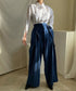 Asymmetric Stripe Patchwork Shirt